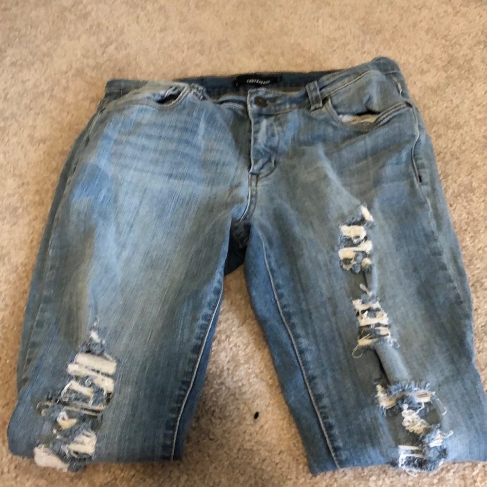 Ripped jeans medium wash
